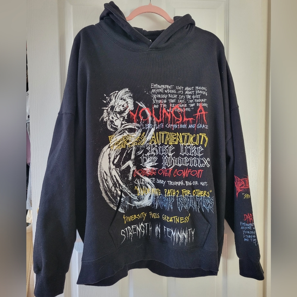 YoungLA Japanese Inspired Female Empowerment Graphic Hoodie Sold Out Online!